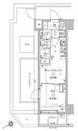 RELUXIA亀戸 (リルシア亀戸) 8階 間取り図