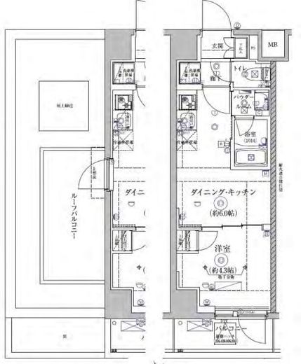 RELUXIA亀戸 (リルシア亀戸) 9階 間取り図