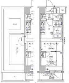 RELUXIA亀戸 (リルシア亀戸) 9階 間取り図