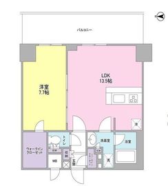 ディアレンス横濱沢渡 212 間取り図