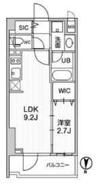 シーズンフラッツ押上テラス 507 間取り図