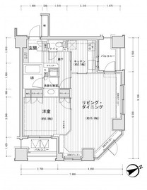 パークコート赤坂ザ・タワー 802 間取り図