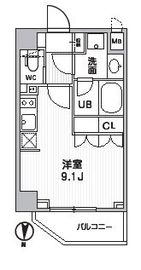 シーズンフラッツ押上テラス 505 間取り図