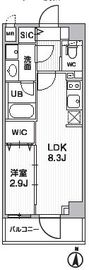 シーズンフラッツ押上テラス 301 間取り図
