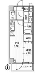 シーズンフラッツ押上テラス 501 間取り図