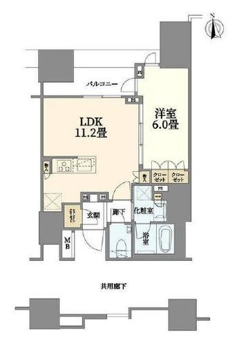 ディアナコート文京本郷台 4階 間取り図