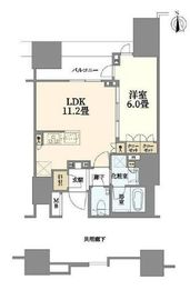 ディアナコート文京本郷台 4階 間取り図