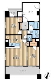リーフコンフォート新小岩 1203 間取り図