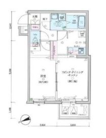 ジェノヴィア桜上水スカイガーデン 501 間取り図