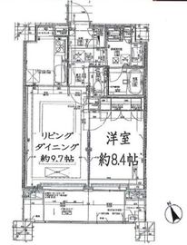 アウルタワー 23階 間取り図