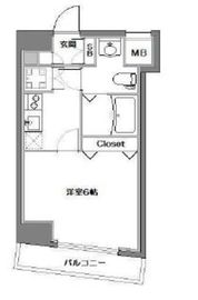 パークサイド芝大門 302 間取り図