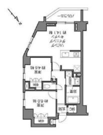オープンレジデンシア板橋パークフロント 11階 間取り図