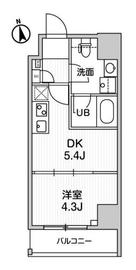 Weave Place Waseda Park (ウィーヴプレイス早稲田パーク) 303 間取り図