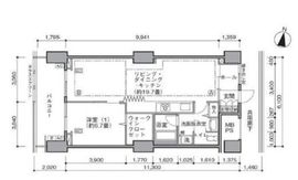 東雲キャナルコートCODAN 16-1309 間取り図