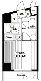 グランド・ガーラ渋谷 8階 間取り図