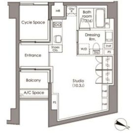 プライムガーデン駒沢大学 305 間取り図