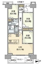 シティテラス加賀 15階 間取り図