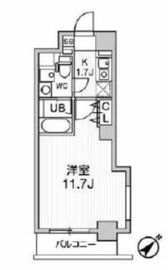 ドゥーエ東高円寺 104 間取り図