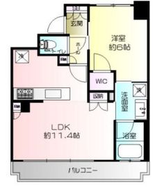 パークホームズ横濱山下町 5階 間取り図