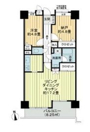 ライオンズステーションプラザ大山 9階 間取り図