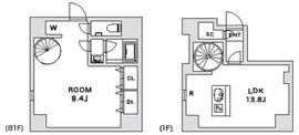 エスペランサ不動前かむろ坂 (ESPERANZA FUDOMAE Kamurozaka) 101 間取り図