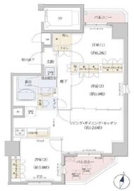 ヴェルディーク京成小岩シティゲート 12階 間取り図