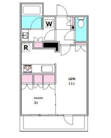 ローレルコート蒲田 6階 間取り図