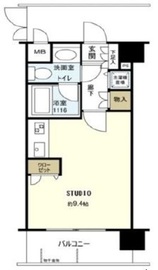 アビテ市ヶ谷五番町 5階 間取り図