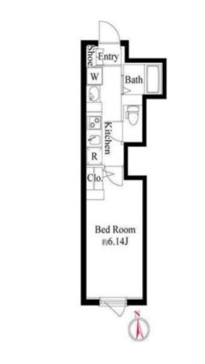 エルファーロ三軒茶屋Ⅱ 403 間取り図