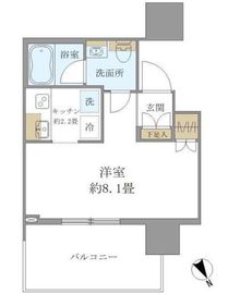 ブリリアタワー浜離宮 12階 間取り図