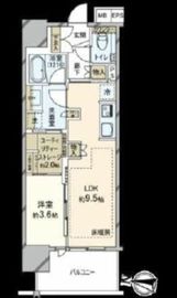 ブリリア四谷三丁目 6階 間取り図