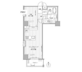 グランシャルール武蔵境 903 間取り図