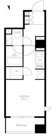 クレヴィア南麻布 10階 間取り図