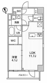 ALTERNA浅草 (オルタナ浅草) 501 間取り図