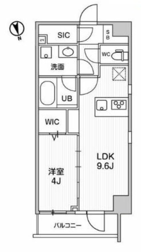 ALTERNA浅草 (オルタナ浅草) 1001 間取り図