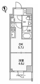 ALTERNA浅草 (オルタナ浅草) 304 間取り図