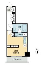 ライオンズフォーシア中野 202 間取り図