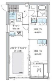 ガーデニエール砧ウエスト 617 間取り図