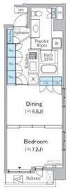 クインテット恵比寿 601 間取り図