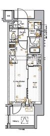 PREMIUM CUBE 池袋本町 (プレミアムキューブ池袋本町) 6階 間取り図