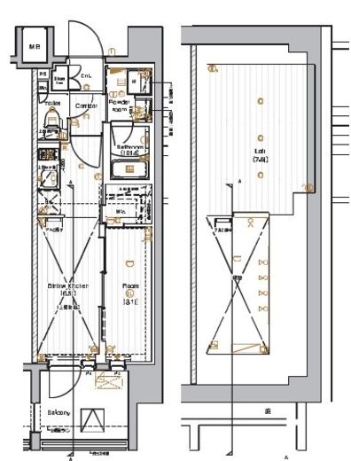 PREMIUM CUBE 池袋本町 (プレミアムキューブ池袋本町) 7階 間取り図