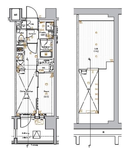 PREMIUM CUBE 池袋本町 (プレミアムキューブ池袋本町) 7階 間取り図