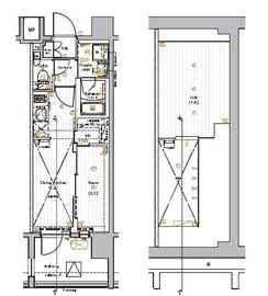 PREMIUM CUBE 池袋本町 (プレミアムキューブ池袋本町) 7階 間取り図