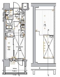 PREMIUM CUBE 池袋本町 (プレミアムキューブ池袋本町) 7階 間取り図