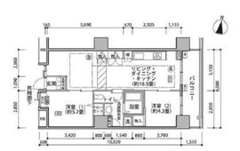 東雲キャナルコートCODAN 18-622 間取り図