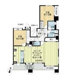 イトーピア大島ステーションコート 11階 間取り図