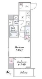 ロイジェント大山西町 201 間取り図