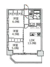 アーバンパーク立石 802 間取り図