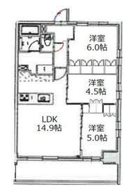 アーバンパーク立石 1204 間取り図