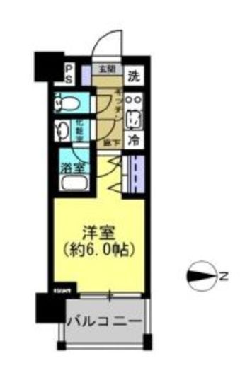 ピアース武蔵小杉 4階 間取り図